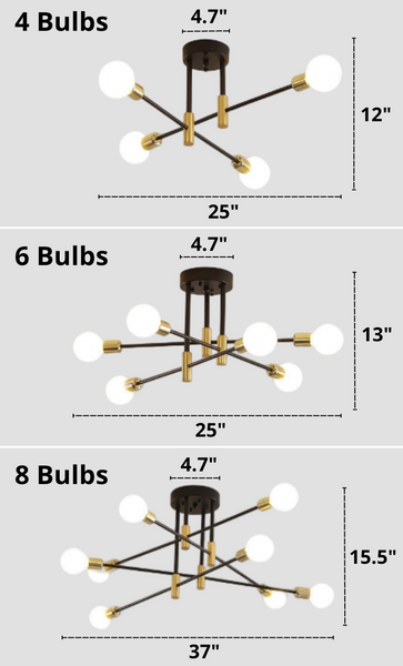 Alice Light Fixture Dimensions