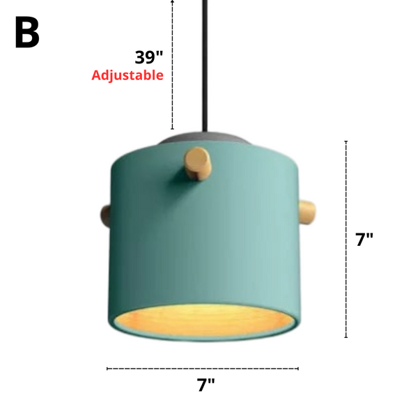 colorful nordic pendant light classic dimensions